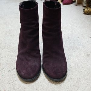 Rag and Bone suede heeled ankle boots